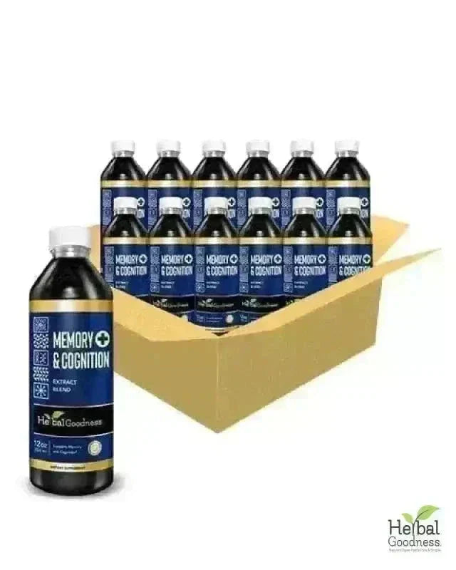 Memory & Cognition 15X Liquid Extract – Natural Brain & Focus Support Supplement Liquid Extract Herbal Goodness 