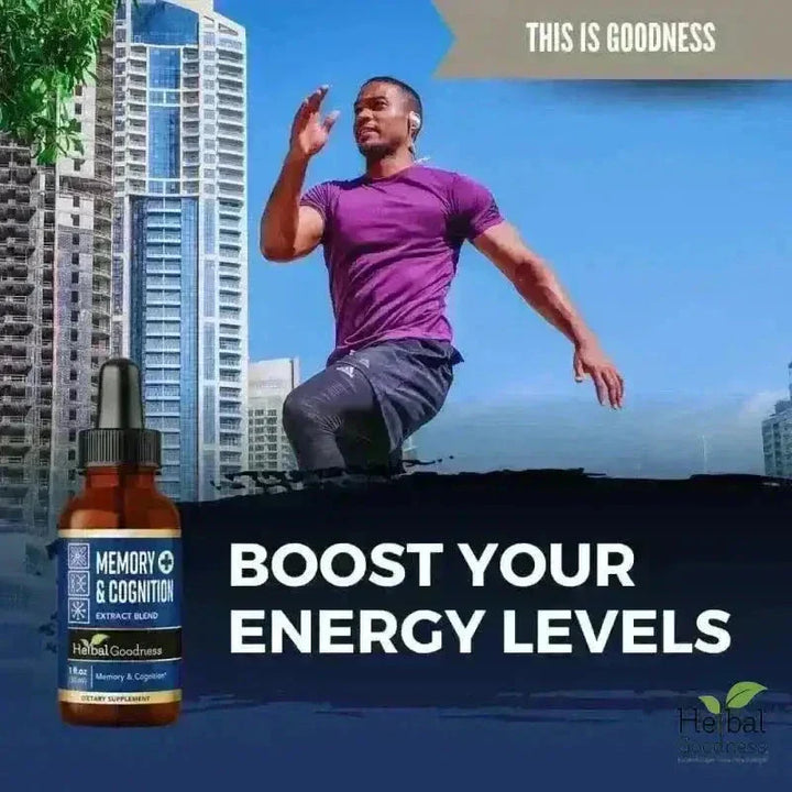 Memory & Cognition 15X Liquid Extract – Natural Brain & Focus Support Supplement Liquid Extract Herbal Goodness 