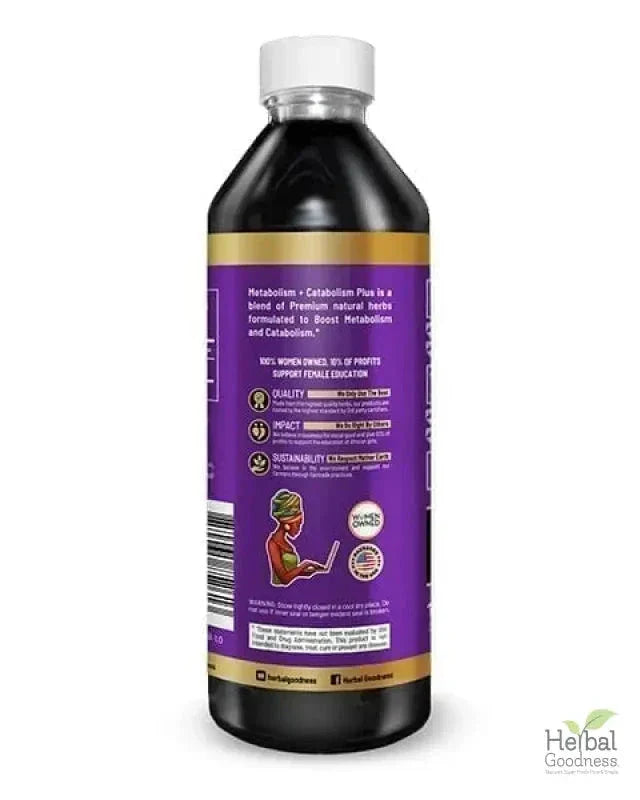 Metabolism and Catabolism Liquid Extract - Metabolism Boost, Repair, Vitality - Herbal Goodness Liquid Extract Herbal Goodness 