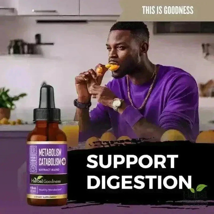 Metabolism & Catabolism 15X Liquid Extract – Natural Blood Sugar & Metabolic Support Liquid Extract Herbal Goodness 