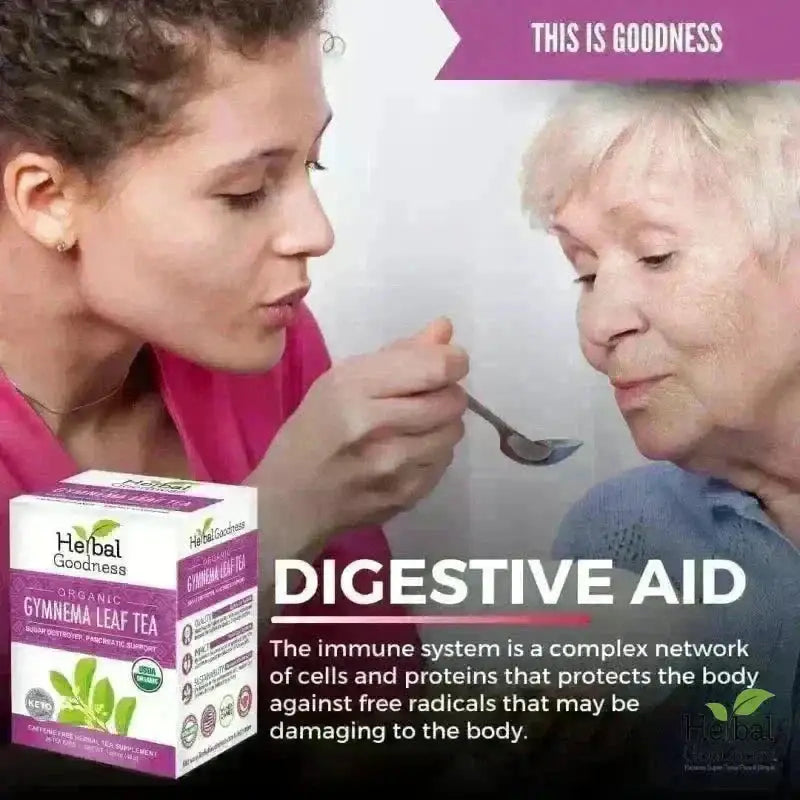 Gymnema Leaf Tea - Organic 24/2g Tea bags - Metabolism &amp; Blood Sugar Tea &amp; Infusions Herbal Goodness 