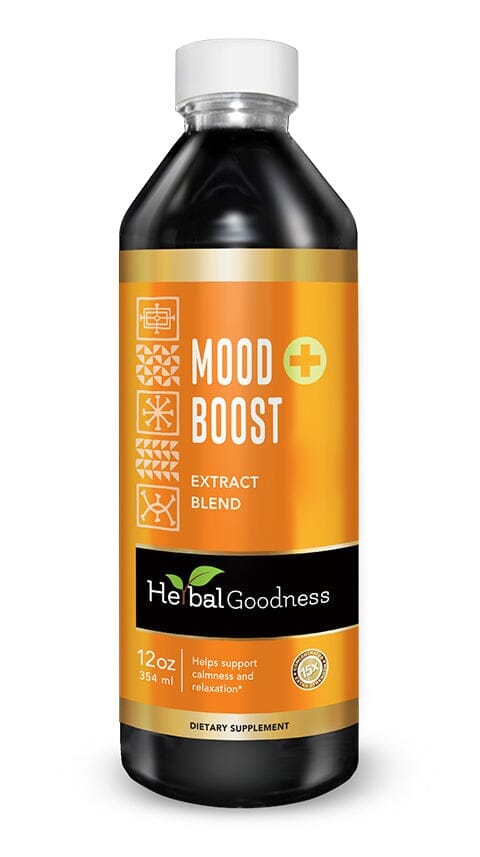 Mood Boost - 1oz 15X Liquid Extract - Female Mood Aid Liquid Extract Herbal Goodness 12 oz 