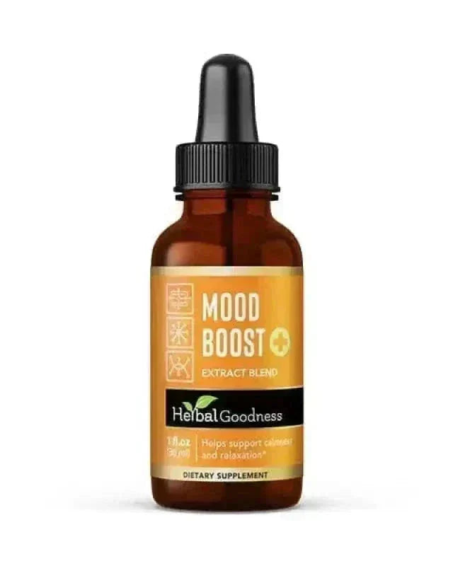 Mood Boost Extract Blend Liquid - Natural, Non-GMO Liquid Extract Herbal Goodness 1 oz 