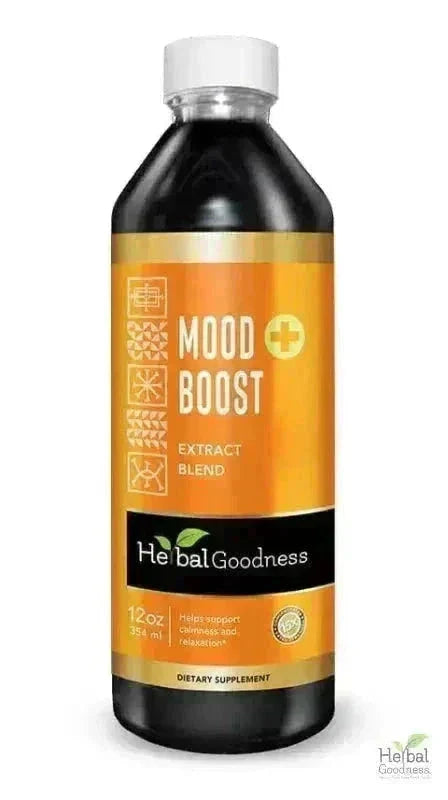 Mood Boost Extract Blend Liquid - Natural, Non-GMO Liquid Extract Herbal Goodness 12 oz 
