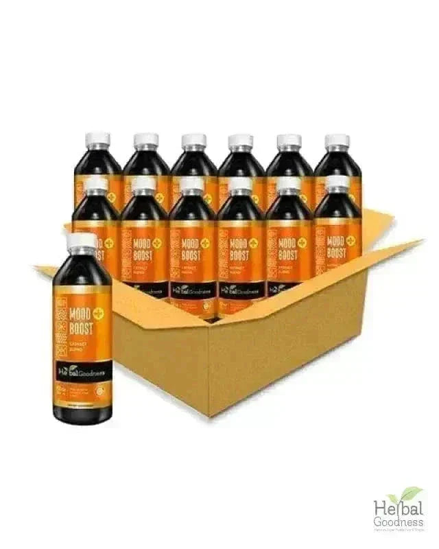 Mood Boost Extract Blend Liquid - Natural, Non-GMO Liquid Extract Herbal Goodness 12 oz Case(12) 