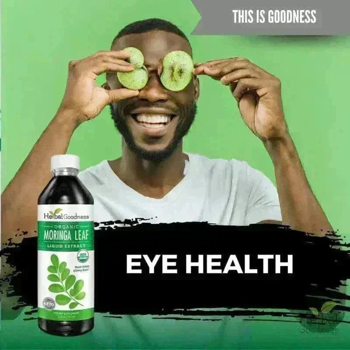 Moringa Leaf Extract - Organic 1oz 15X Liquid Extract - Immunity & Wellbeing Liquid Extract Herbal Goodness 