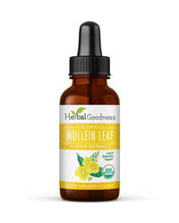 Mullein Leaf - Organic 15X Liquid Extract - Respiratory & Lung Health