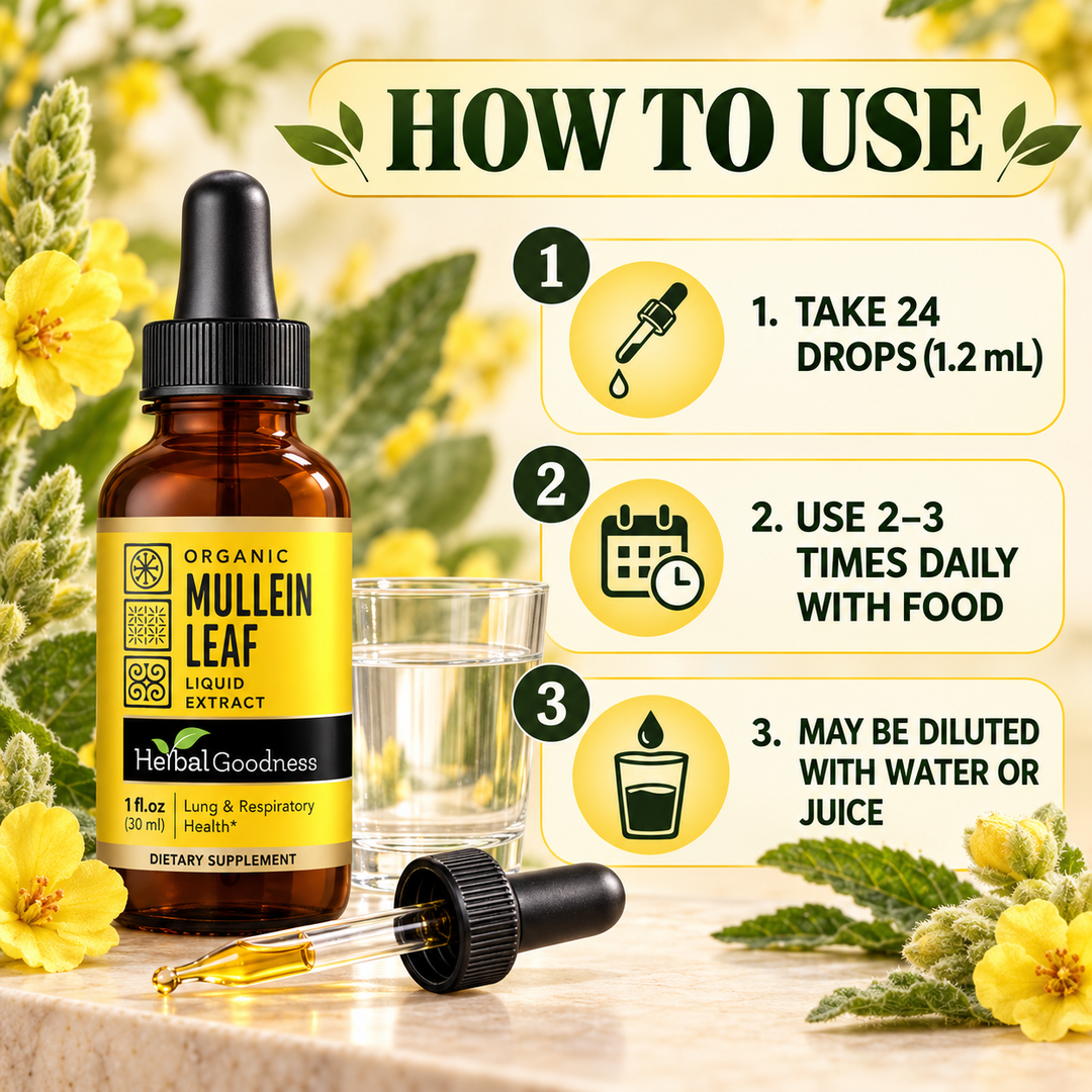 HG Mullein Leaf How to use