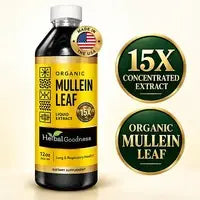 Mullein Leaf Organic 15X Liquid Extract | Respiratory & Lung Wellness