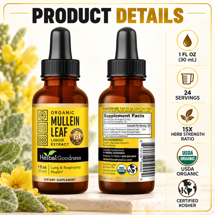 HG Mullein Leaf details