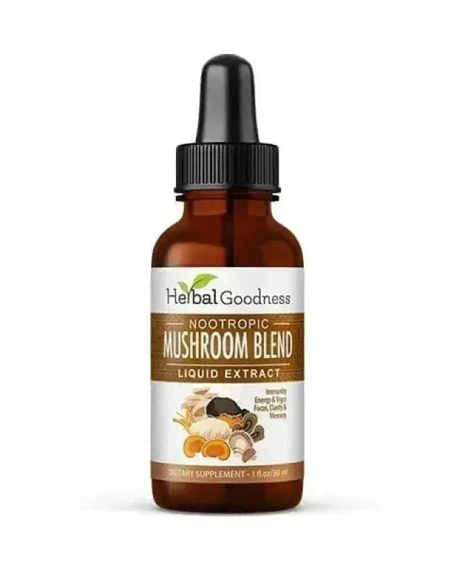 Mushroom Blend Extract - Immunity - Herbal Goodness Liquid Extract Herbal Goodness 1 oz 