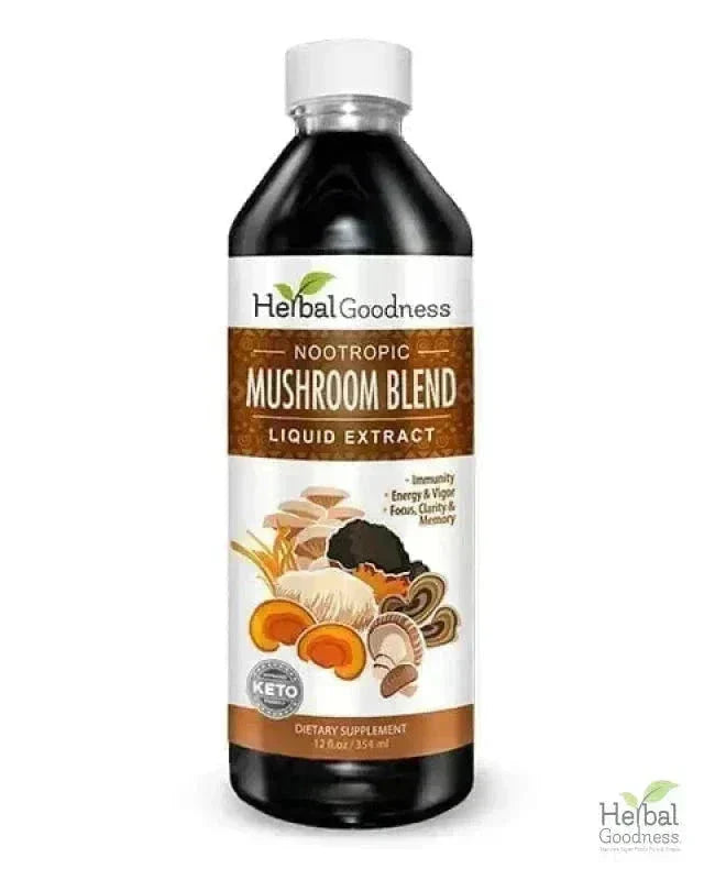Mushroom Blend Extract - Immunity - Herbal Goodness Liquid Extract Herbal Goodness 12 oz 