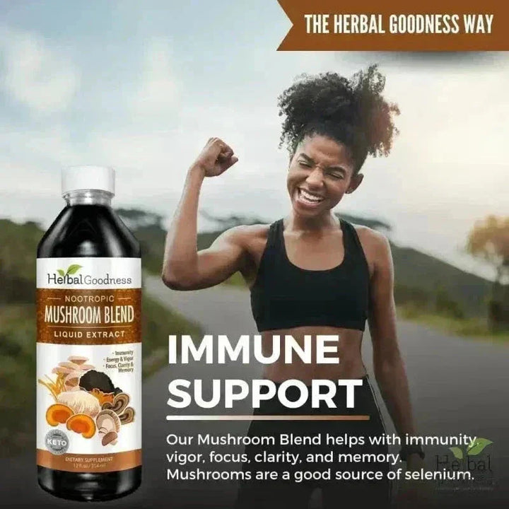 Mushroom Blend Extract - Immunity - Herbal Goodness Liquid Extract Herbal Goodness 