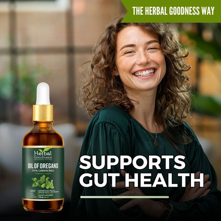 Oil Of Oregano (75% Carvacrol) - 2oz Liquid - Immune Boost Liquid Extract Herbal Goodness 