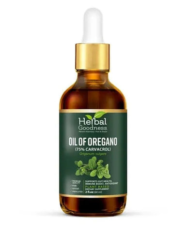 Oil Of Oregano (75% Carvacrol) - 2oz Liquid - Immune Boost - Herbal Goodness
