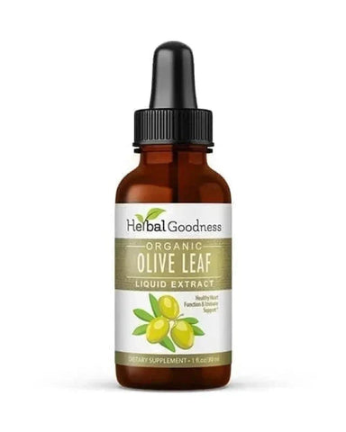 Olive Leaf Extract Liquid - 15X Strength - Healthy Heart Function & Immune Support - Herbal Goodness