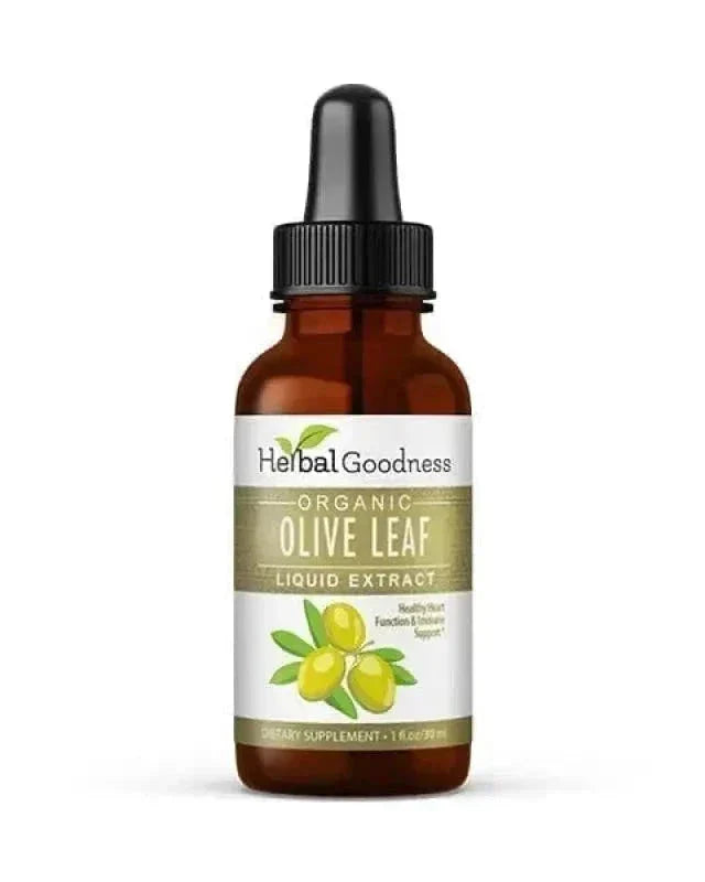 Olive Leaf Extract Liquid - 15X Strength - Herbal Goodness Liquid Extract Herbal Goodness 1 oz 