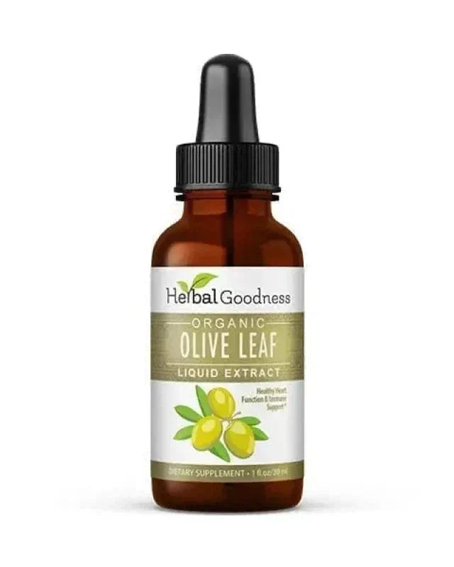 Olive Leaf - Organic 15X Liquid Extract - Immunity & Performance Liquid Extract Herbal Goodness 1 oz 