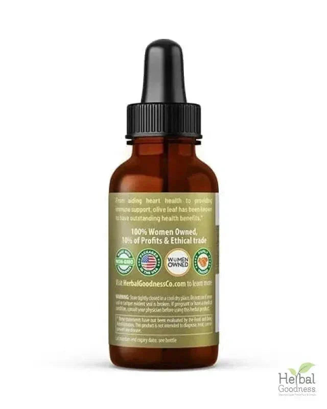 Olive Leaf - Organic 15X Liquid Extract - Immunity & Performance Liquid Extract Herbal Goodness 