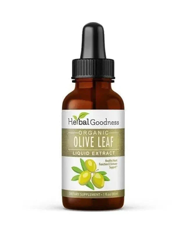 Olive Leaf - Organic 15X Liquid Extract - Immunity & Performance Liquid Extract Herbal Goodness 1 oz 