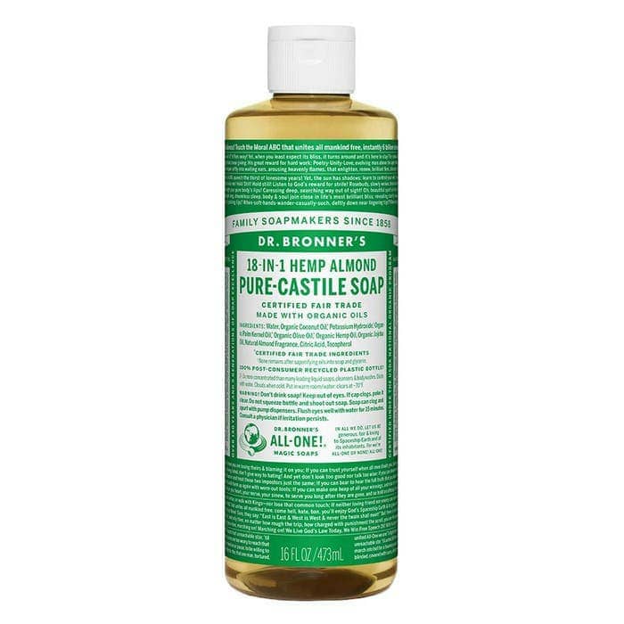Organic Castile Soaps Herbal Goodness Almond Castile Soap 16floz 