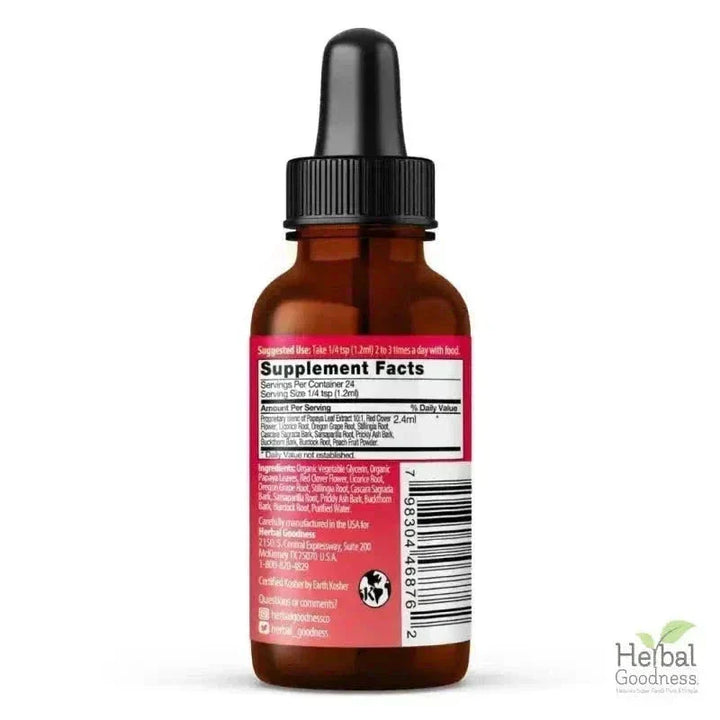 Papaya Leaf Extract Blood Support - Liquid Tincture - Herbal Goodness Liquid Extract Herbal Goodness 