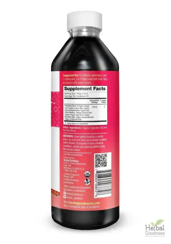 Papaya Leaf Extract Blood Support - Organic 15X Liquid Extract - Platelet Health Liquid Extract Herbal Goodness 