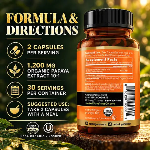 HG Papaya Capsule directions 