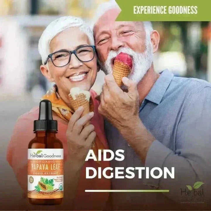 Papaya Leaf Extract - Organic - Liquid 1oz Liquid Extract Herbal Goodness 