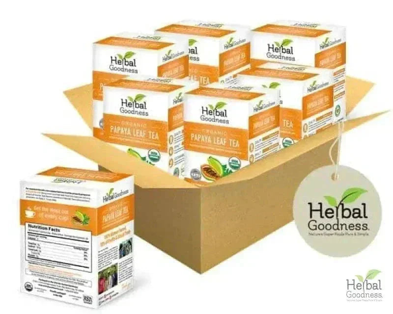 Papaya Leaf Tea - 24/2g Tea bags - Herbal Goodness Tea & Infusions Herbal Goodness Case (6) 
