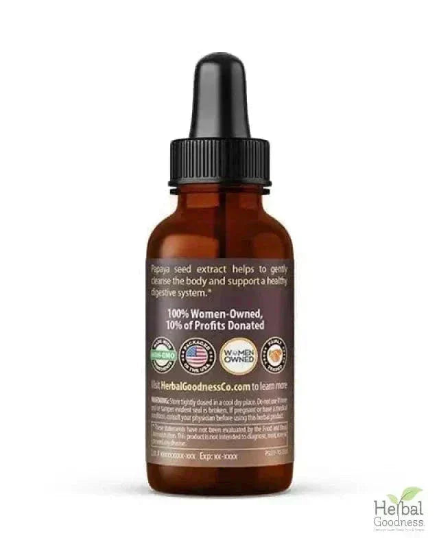 Papaya Seed Extract - Liquid 1oz - Herbal Goodness Liquid Extract Herbal Goodness 