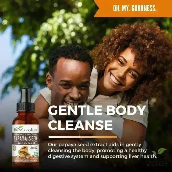 Papaya Seed - Organic 1oz 15X Liquid Extract - Colon & Gut Cleanse Liquid Extract Herbal Goodness 
