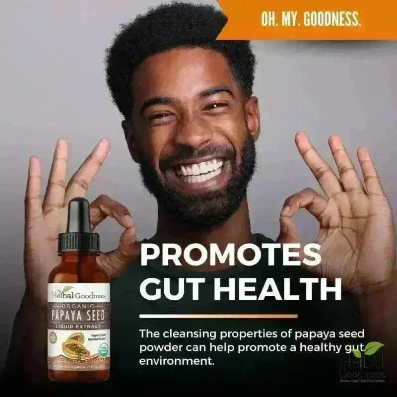 Papaya Seed - Organic 15X Liquid Extract - Colon & Gut Cleanse Liquid Extract Herbal Goodness 