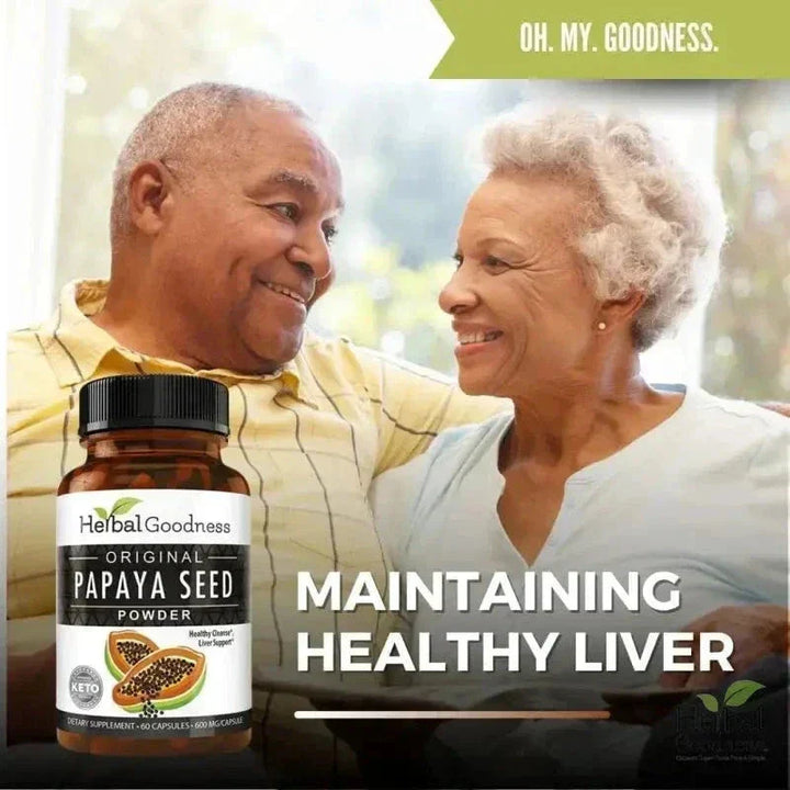 Papaya Seed Powder - Capsules 600mg - Plant-Based Digestive Support Formula - Herbal Goodness Capsules Herbal Goodness 