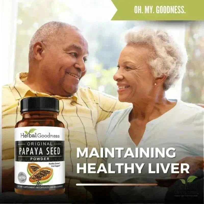 Papaya Seed Powder - Capsules 600mg - Plant-Based - Herbal Goodness Capsules Herbal Goodness 