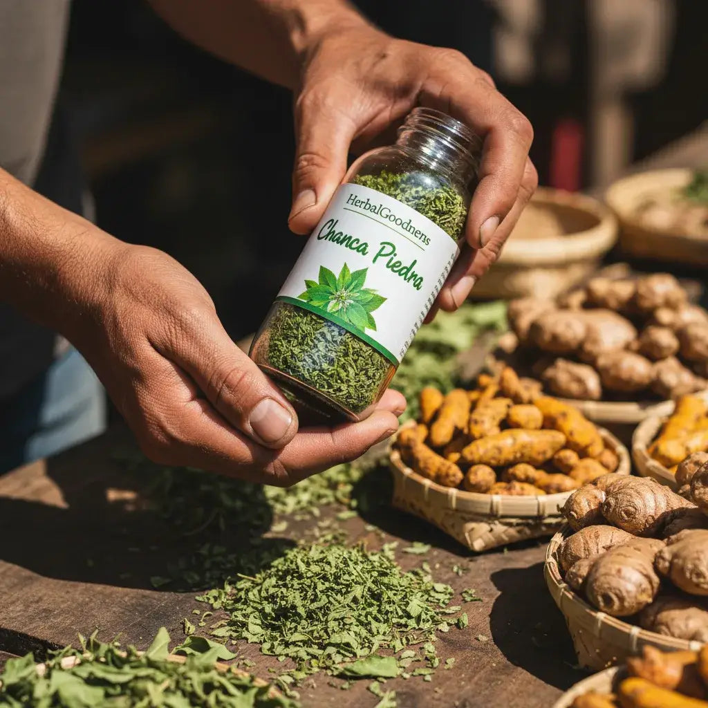 herbal wellness chanca piedra shelf