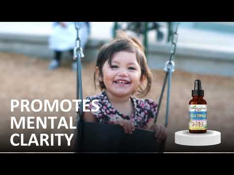 Kids Plant-Based Herbal Wellness Liquid Extracts - 1oz Focus, Calm, Sleep, Tummy, Immune - Herbal Goodness