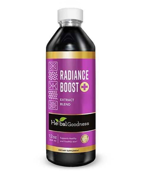 Radiance Boost - 15X Liquid Extract - Beauty From Within Liquid Extract Herbal Goodness 12 oz 