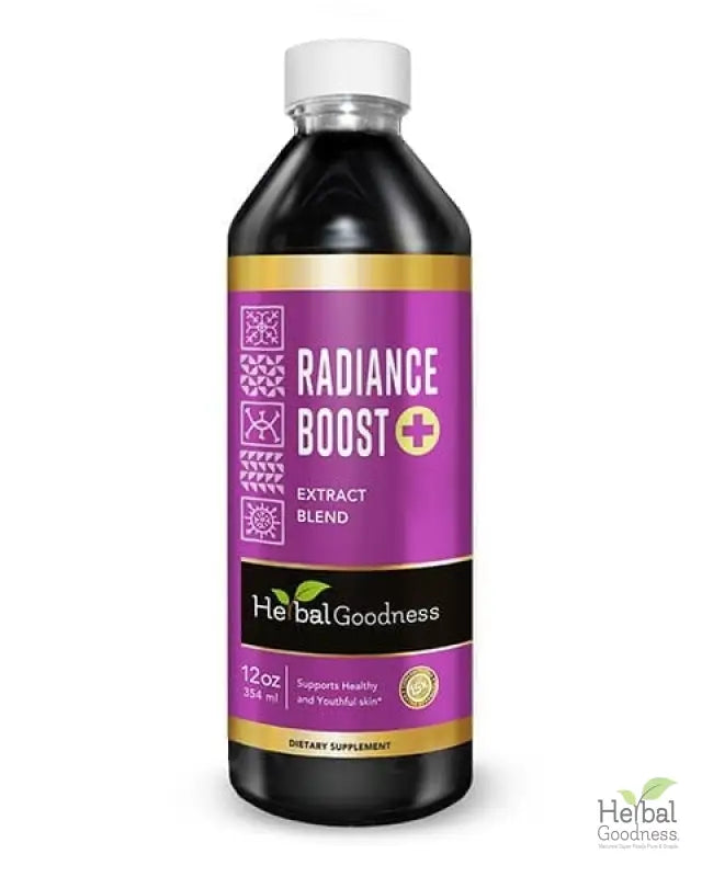 Radiance Boost - 15X Liquid Extract - Beauty From Within Liquid Extract Herbal Goodness 12 oz 