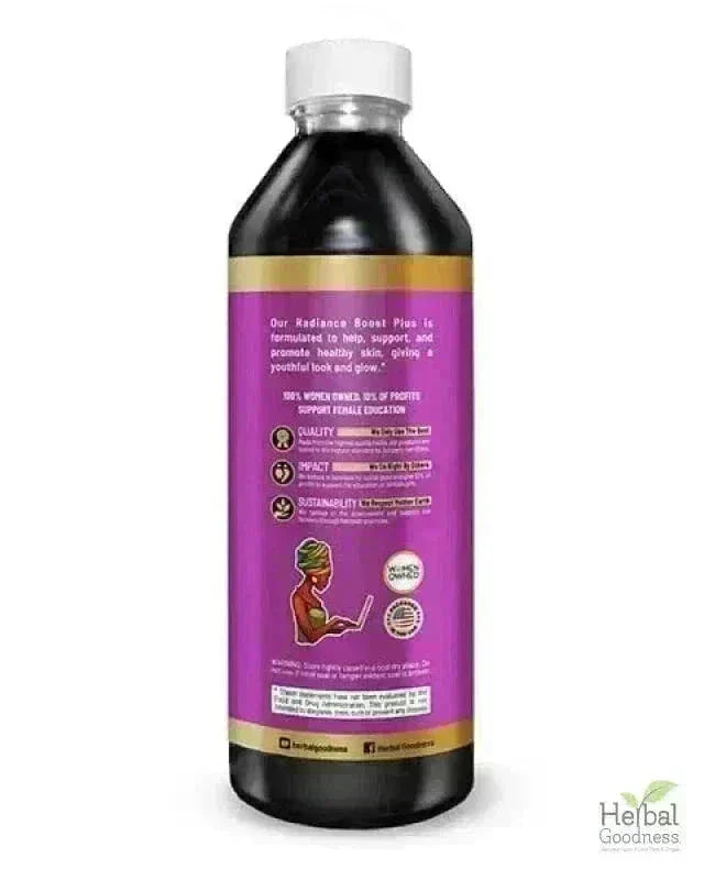 Radiance Boost Extract Blend - Liquid Tincture Natural Liquid Extract Herbal Goodness 