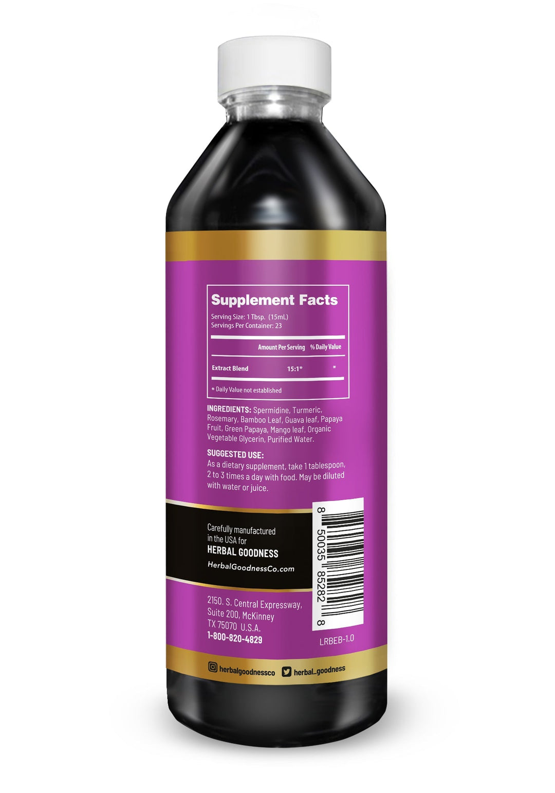 Radiance Boost Liquid Extract - Herbal Goodness