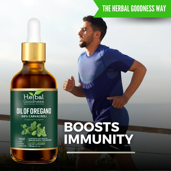 Immune Defense Stack – oregano oil, black seed oil, and graviola soursop tea bundle by Herbal Goodness