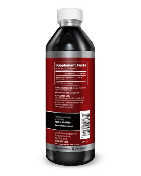 Rhodiola Root Liquid Extract Herbal Goodness 