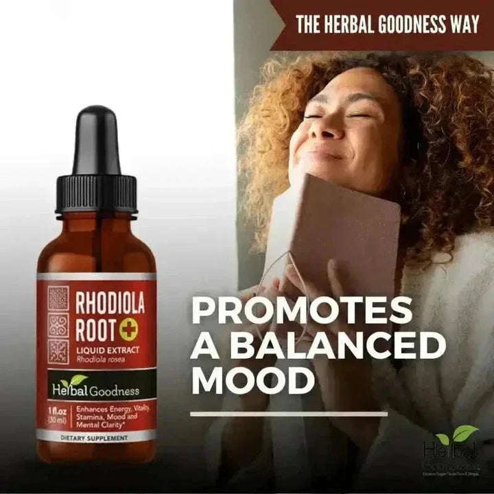 Rhodiola Root Liquid Extract - Organic - Energy Support Liquid Extract Herbal Goodness 
