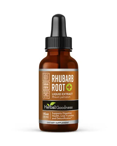 Rhubarb Root Liquid Extract - Herbal Goodness