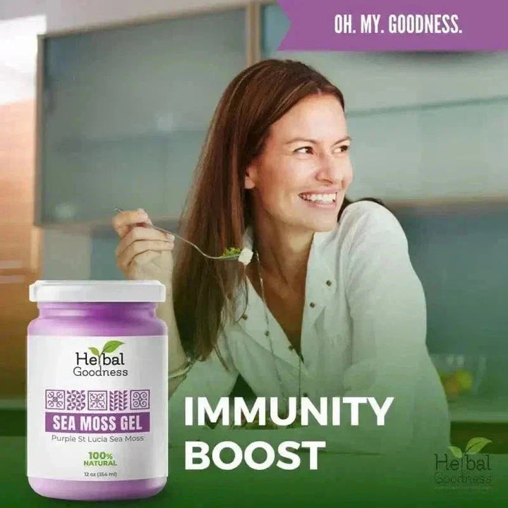 Sea Moss Gel 16 oz – Nutrient-Rich Superfood for Everyday Wellness – Herbal Goodness Gels Herbal Goodness 