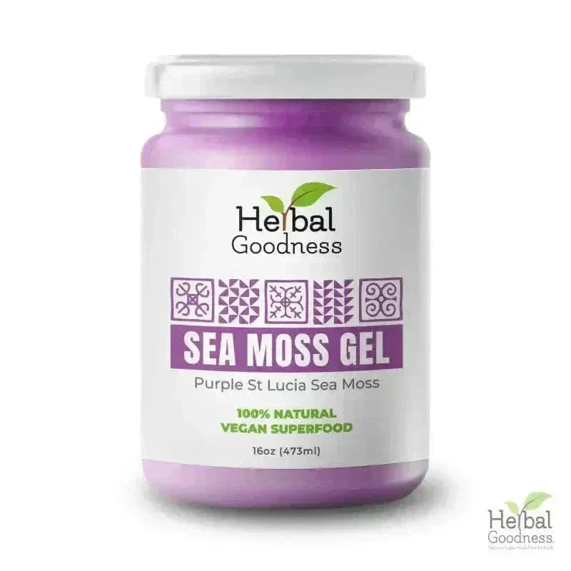 Sea Moss Gel 16 oz – Nutrient-Rich Superfood for Everyday Wellness – Herbal Goodness Gels Herbal Goodness Unit (In Store) Purple 