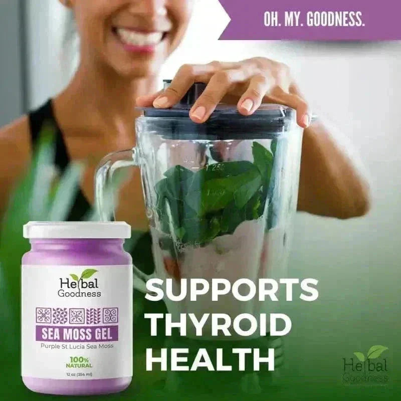 Sea Moss Gel 16 oz – Nutrient-Rich Superfood for Everyday Wellness – Herbal Goodness Gels Herbal Goodness 