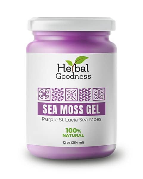 Sea Moss Gel From St Lucia Sea Moss - Thyroid, Joint & Immune Support - Herbal Goodness Gels Herbal Goodness Unit Purple 