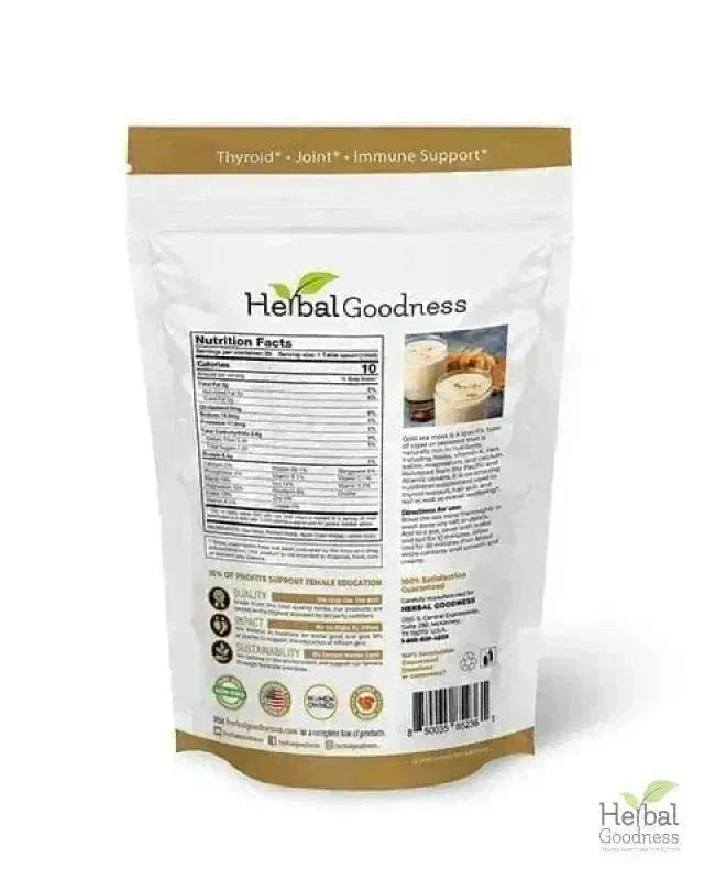 Sea Moss - Raw Dried Gold & Purple St Lucia - Herbal Goodness Bulk Herb Herbal Goodness 
